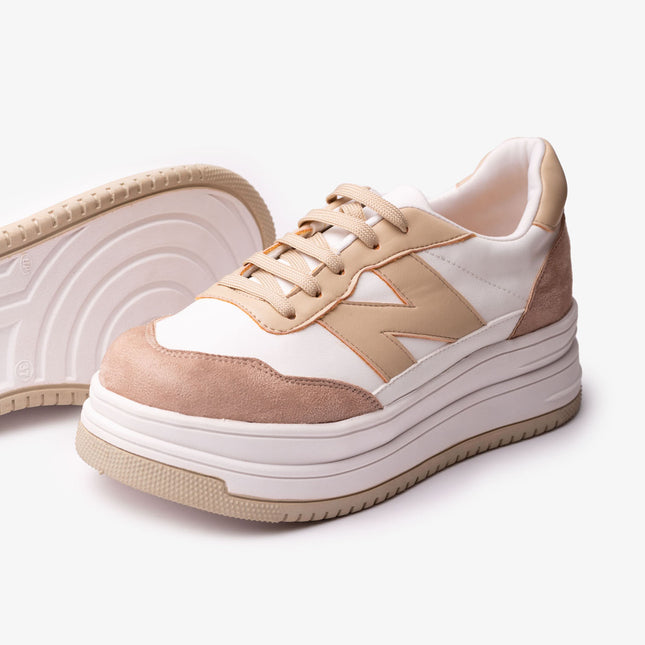 Zapatillas Urbanas Mujer Zambia - Beige