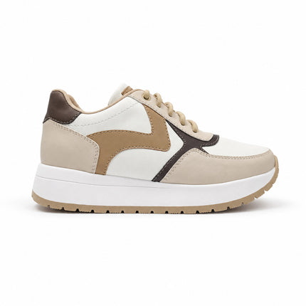 Zapatillas Urbanas Mujer Zigma - Beige