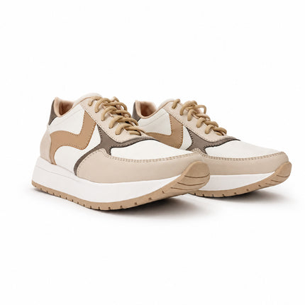 Zapatillas Urbanas Mujer Zigma - Beige