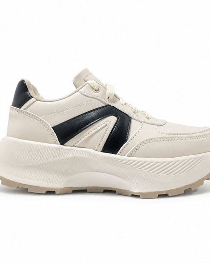 Zapatillas Urbanas Mujer Albella - Beige