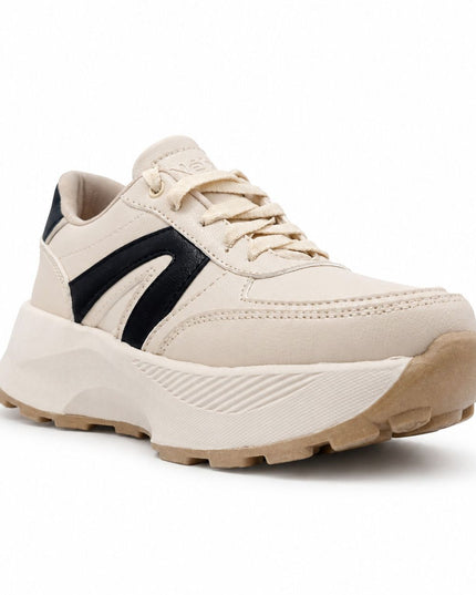 Zapatillas Urbanas Mujer Albella - Beige