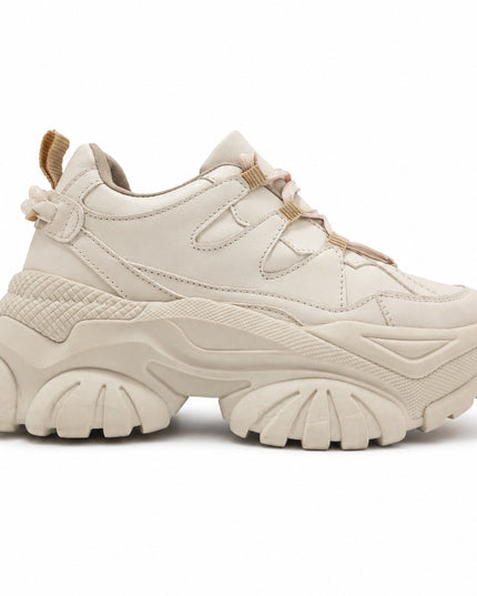 Zapatillas Urbanas Mujer Albi - Beige