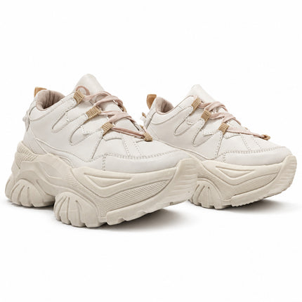 Zapatillas Urbanas Mujer Albi - Beige