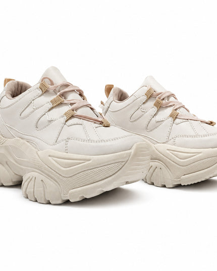 Zapatillas Urbanas Mujer Albi - Beige