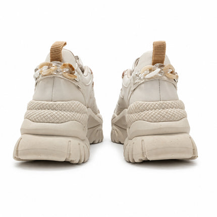 Zapatillas Urbanas Mujer Albi - Beige