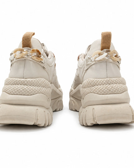 Zapatillas Urbanas Mujer Albi - Beige