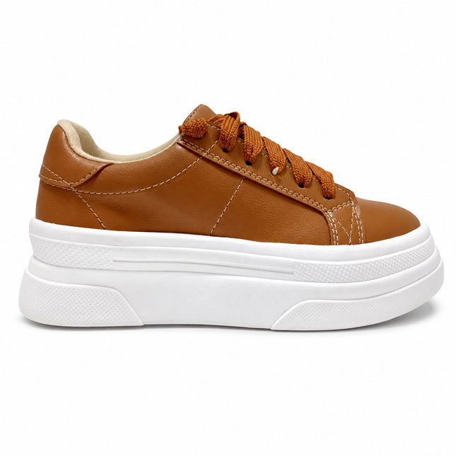 Zapatillas Urbanas Mujer Benares - Camel
