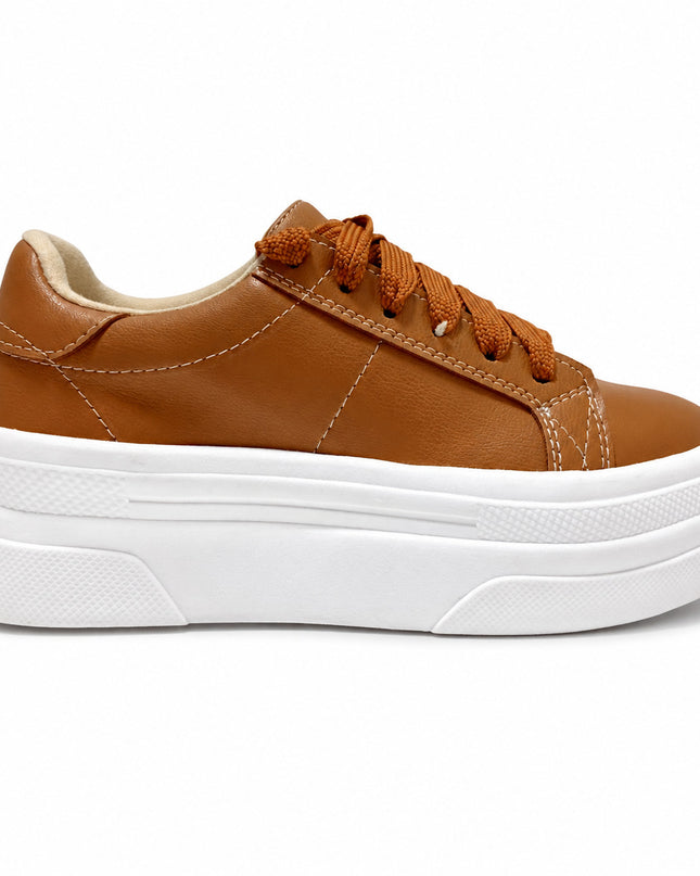 Zapatillas Urbanas Mujer Benares - Camel