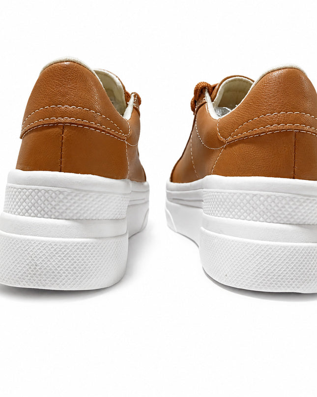 Zapatillas Urbanas Mujer Benares - Camel