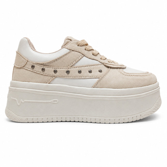 Zapatillas Urbanas Mujer Cordoba - Beige