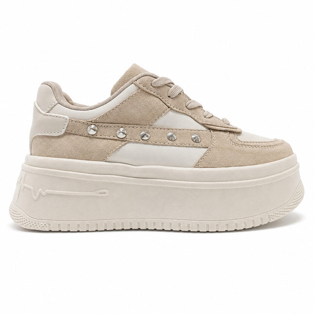 Zapatillas Urbanas Mujer Cordoba - Beige 2