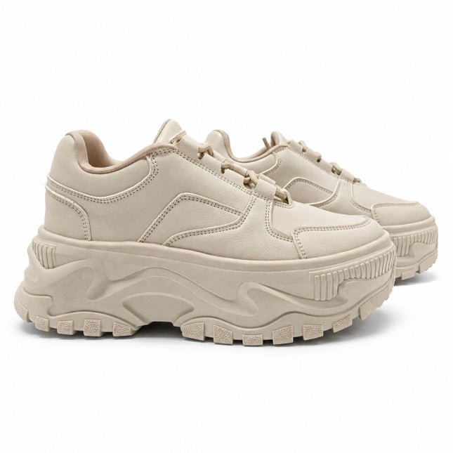 Zapatillas Urbanas Mujer Dyrone  - Beige