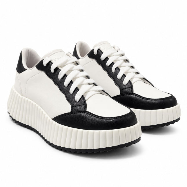 Zapatillas Urbanas Mujer Lamberth - Negro Blanco