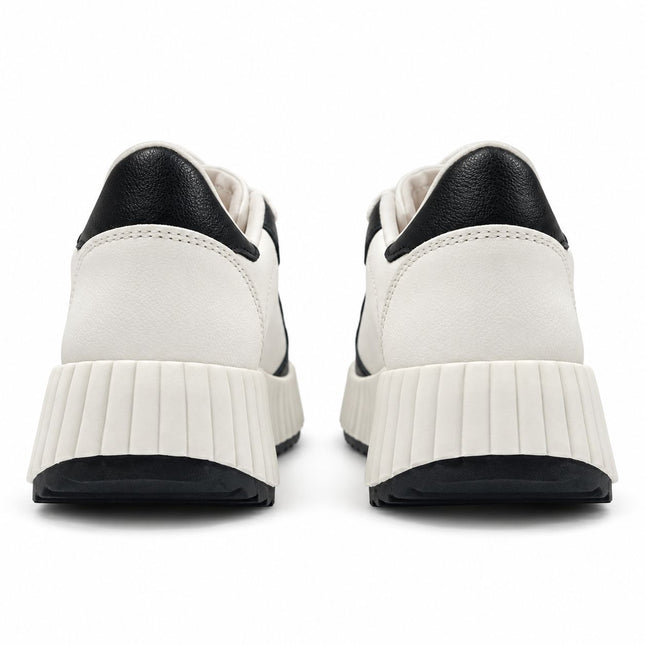 Zapatillas Urbanas Mujer Lamberth - Negro Blanco