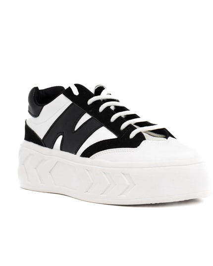 Zapatillas Urbanas Mujer Nagazi - Blanco Negro 2
