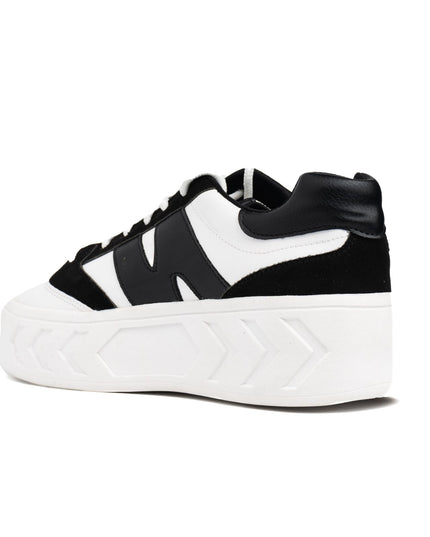 Zapatillas Urbanas Mujer Nagazi - Blanco Negro 2
