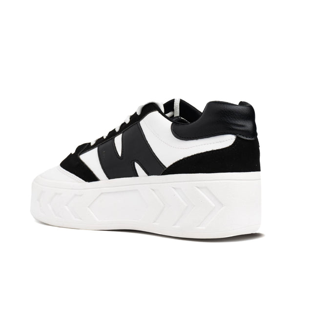 Zapatillas Urbanas Mujer Nagazi - Blanco Negro 2