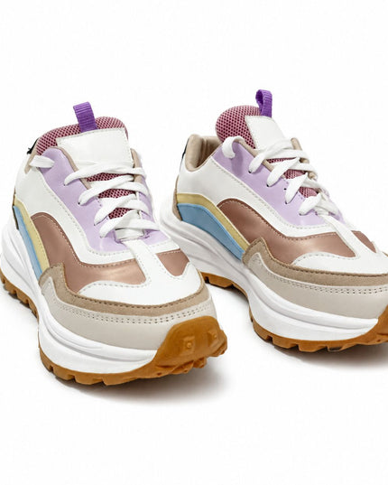 Zapatillas Urbanas Mujer Nankin - Celeste
