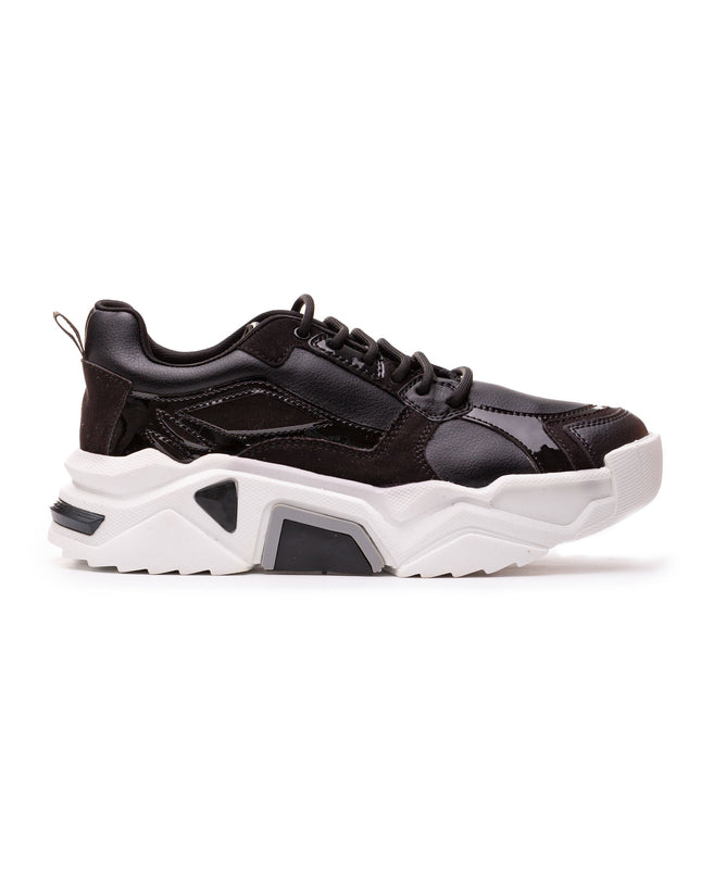Zapatilla Perth - Negro y Blanco