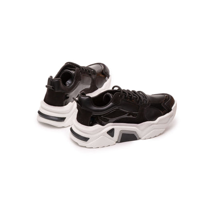 Zapatillas Urbanas Mujer Perth - Negro y Blanco
