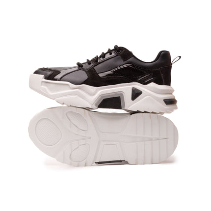 Zapatillas Urbanas Mujer Perth - Negro y Blanco