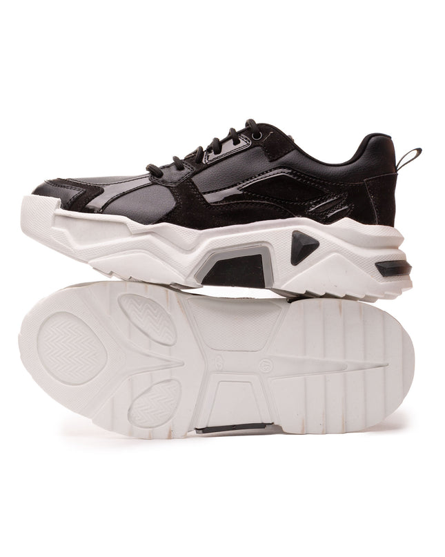 Zapatilla Perth - Negro y Blanco