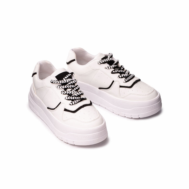 Zapatillas Urbanas Mujer rules - Blanco y Negro
