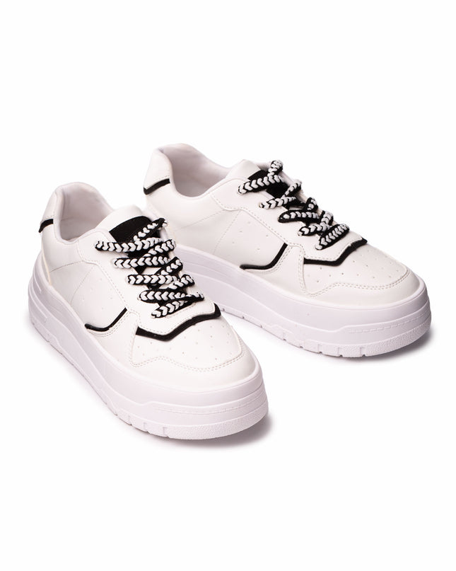 Zapatilla rules - Blanco y Negro