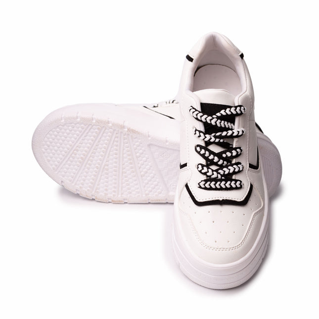 Zapatillas Urbanas Mujer rules - Blanco y Negro