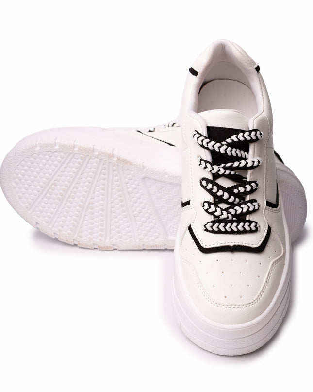 Zapatilla rules - Blanco y Negro