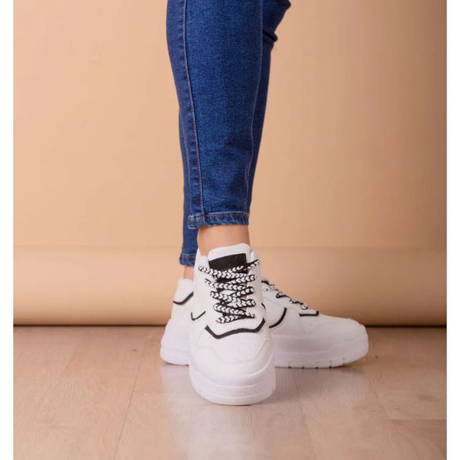 Zapatillas Urbanas Mujer rules - Blanco y Negro
