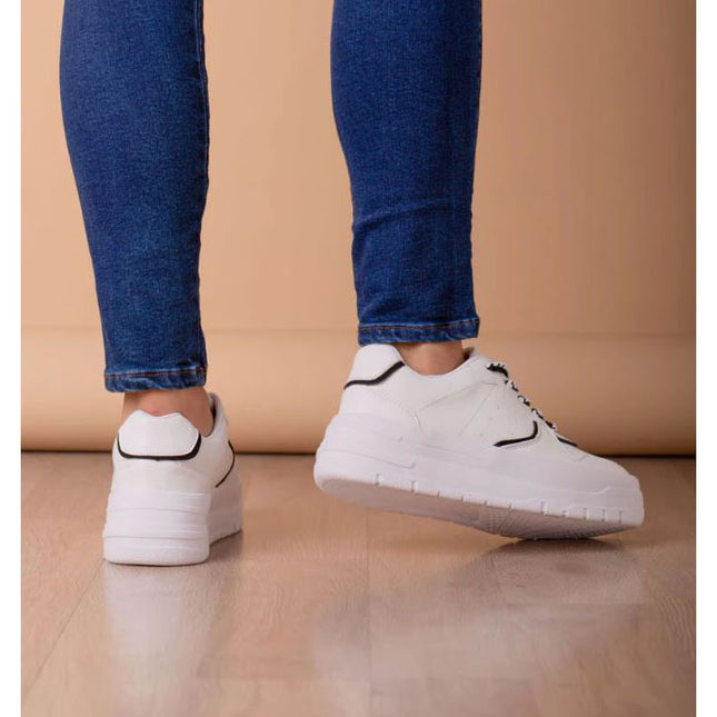 Zapatillas Urbanas Mujer rules - Blanco y Negro