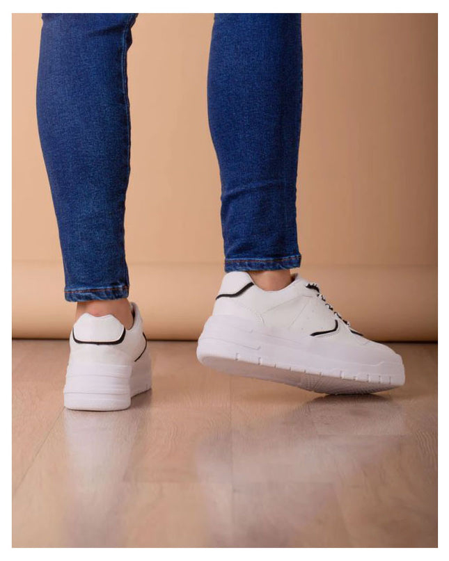 Zapatilla rules - Blanco y Negro
