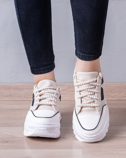 Zapatillas Urbanas Mujer Wemby - Beige