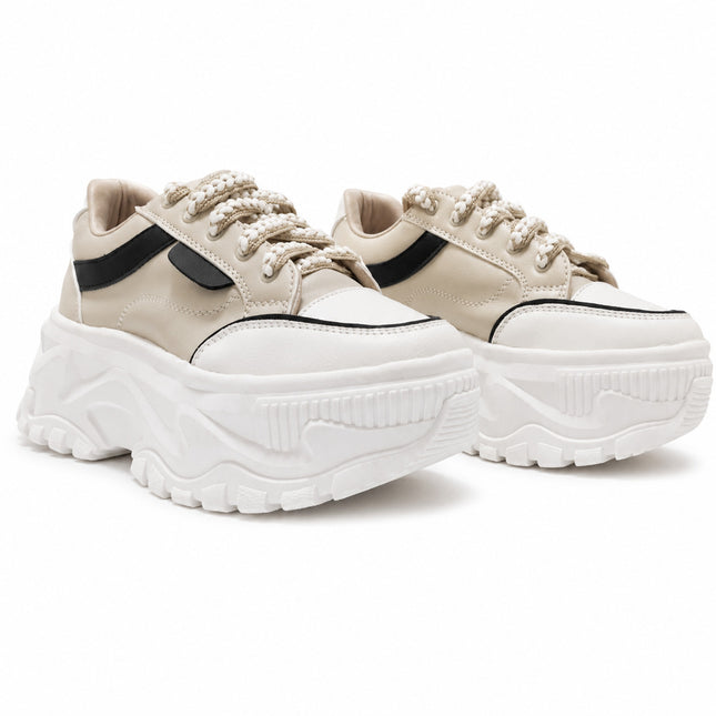 Zapatillas Urbanas Mujer Wemby - Beige