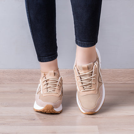 Zapatillas Urbanas Mujer Kitty - Beige 2