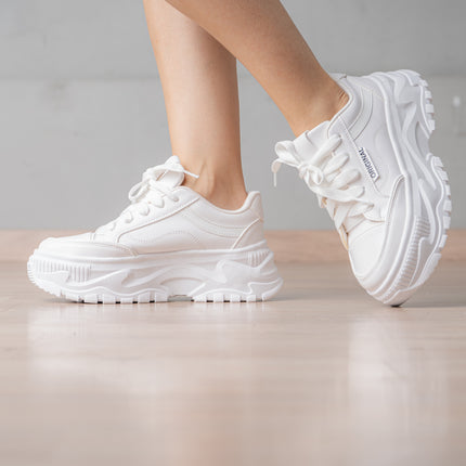 Zapatillas Urbanas Mujer Amyh - Blanco
