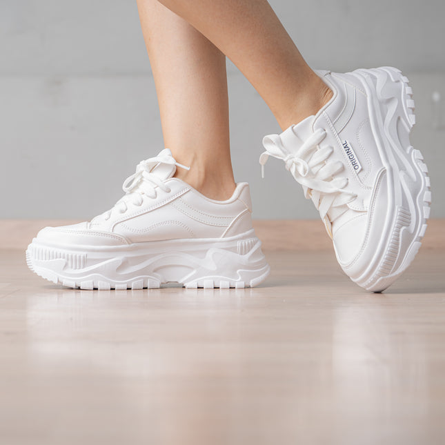 Zapatillas Urbanas Mujer Amyh - Blanco