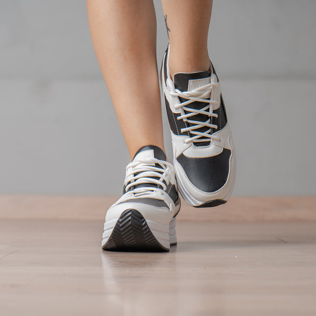 Zapatillas Urbanas Mujer Beneah - Blanco Negro