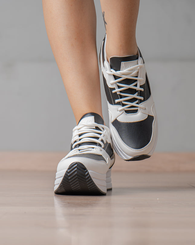 Zapatilla Beneah - Blanco Negro