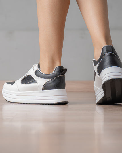 Zapatilla Beneah - Blanco Negro