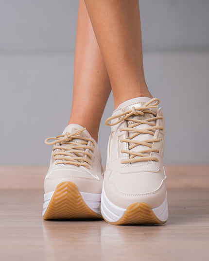 Zapatillas Urbanas Mujer Beneah - Dorado