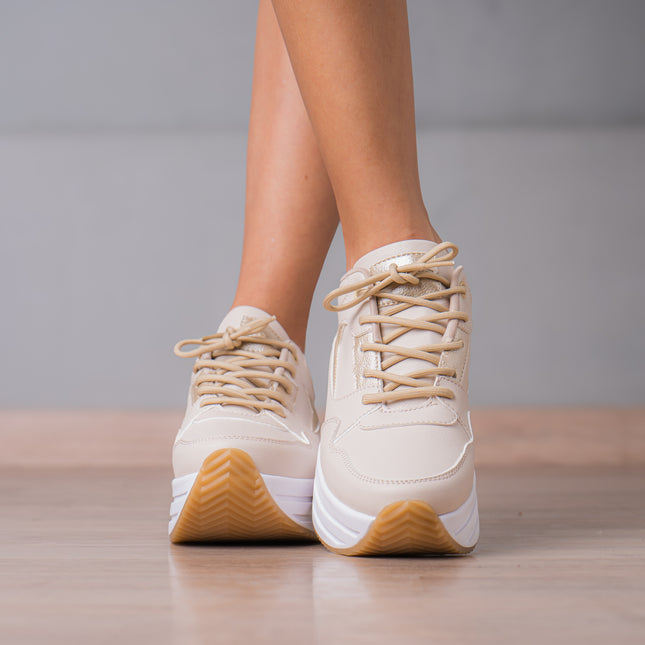 Zapatillas Urbanas Mujer Beneah - Dorado