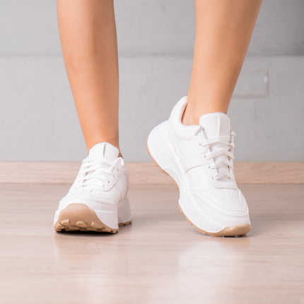 Zapatillas Urbanas Mujer Berzobit - Blanco