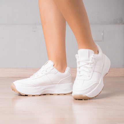 Zapatillas Urbanas Mujer Berzobit - Blanco