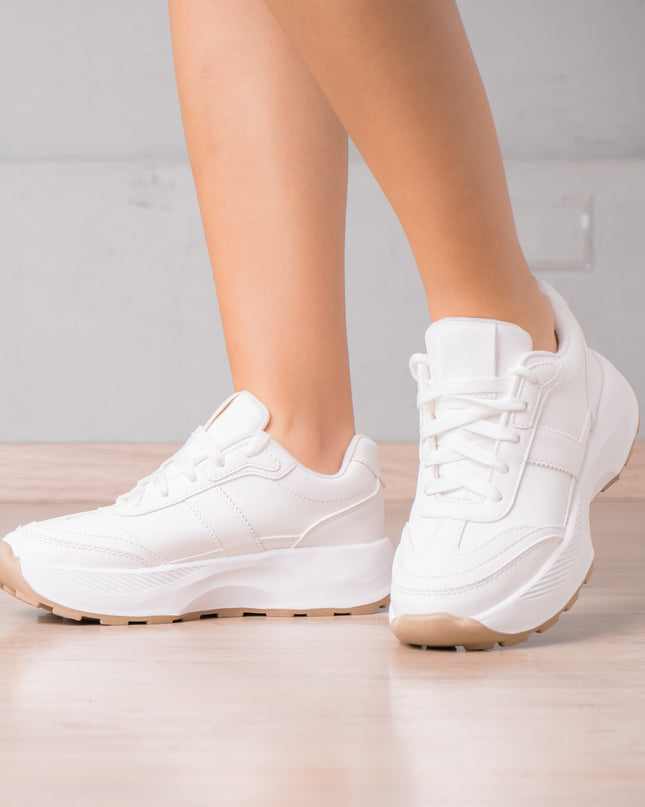 Zapatillas Urbanas Mujer Berzobit - Blanco