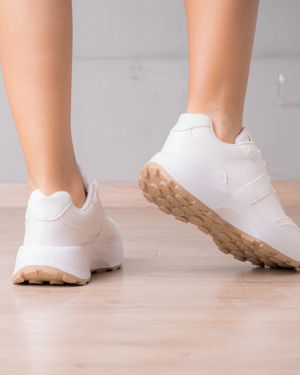 Zapatillas Urbanas Mujer Berzobit - Blanco