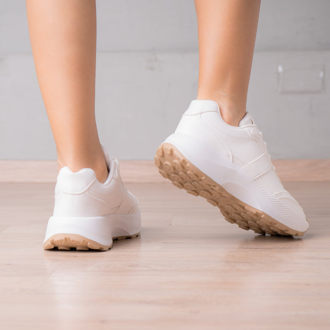 Zapatillas Urbanas Mujer Berzobit - Blanco