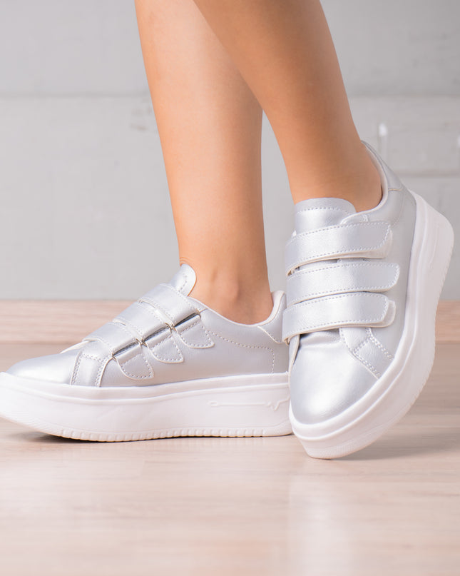 Zapatilla Buananotte - Plateado