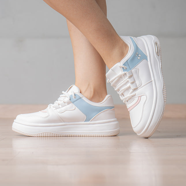 Zapatillas Urbanas Mujer Cherry - Celeste